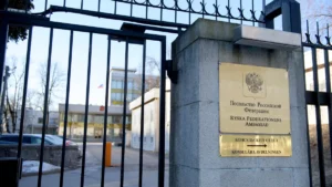 Drónok zuhantak az orosz nagykövetség épületének területére