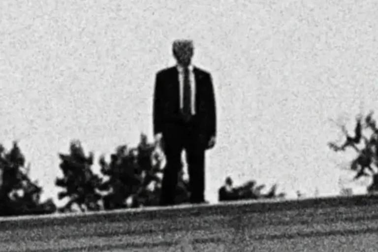 Trump szemcsés, fekete-fehér sziluettjével hirdeti a Fehér Ház, hogy megugrott a deportálások száma