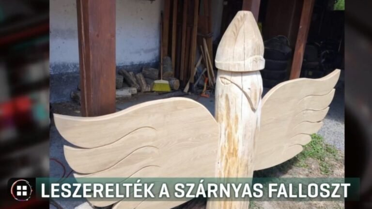 Hiába vonzott turistákat, eltávolítják a devecseri szárnyas falloszt
