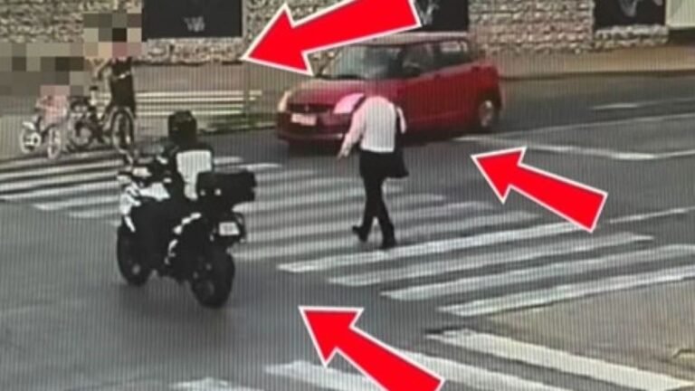 Piroson hajtott át a suzukis Szolnokon, alig fért át a gyalogosok között a zebrán – videó