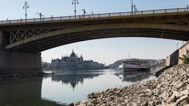 11 szállodahajó várakozik a Duna magyarországi szakaszán az alacsony vízállás miatt