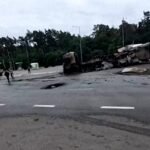 Dróntámadások a fő ukrán–lengyel utánpótlási útvonalon, határ menti tüzeket okozva