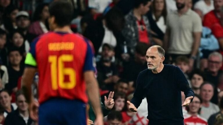 Tuchel szerint Anglia jobb volt, de a brit sajtó összeomlásról ír a spanyol meccs után