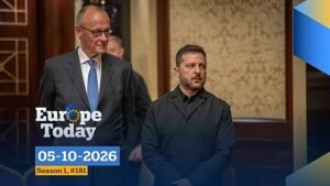 Europe Today: Oroszország Kijevet támad Merz látogatásakor, Bolsonaro nyeri Brazília első fordulóját