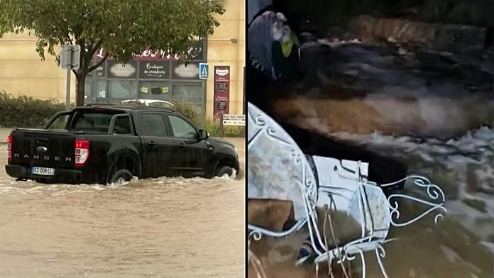 Heves esőzések kiterjedt áradásokat okoznak Marseille-ben