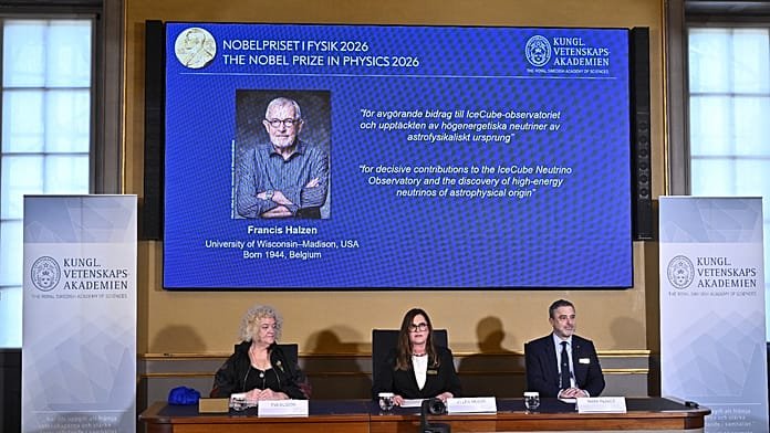 A „szellemrészecskék” kutatója, Francis Halzen kapta az idei fizikai Nobel-díjat