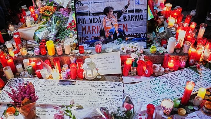 Spanyolország: madridi tüntetők gyászolják kilakoltatott nyugdíjast, Maricarmen Abascalt