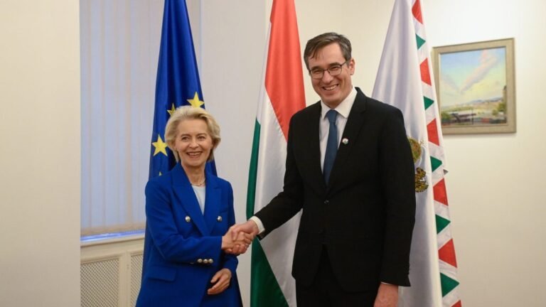 Karácsony Gergely a Városházán fogadta Ursula von der Leyent